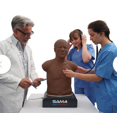 SAM4 Plus Auscultation Manikin, Dark [1025099] 